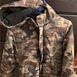 Boys Camouflage winter Jacket